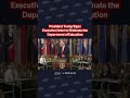 President Trump Signs Executive Order to Eliminate the Department of Education