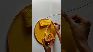 DIY Haldi plate decor ideas part 3 #shorts #diy #haldidecor #haldiceremony #haldidecoration #viral