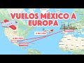 ¿Cuánto cuesta volar de México a Europa?