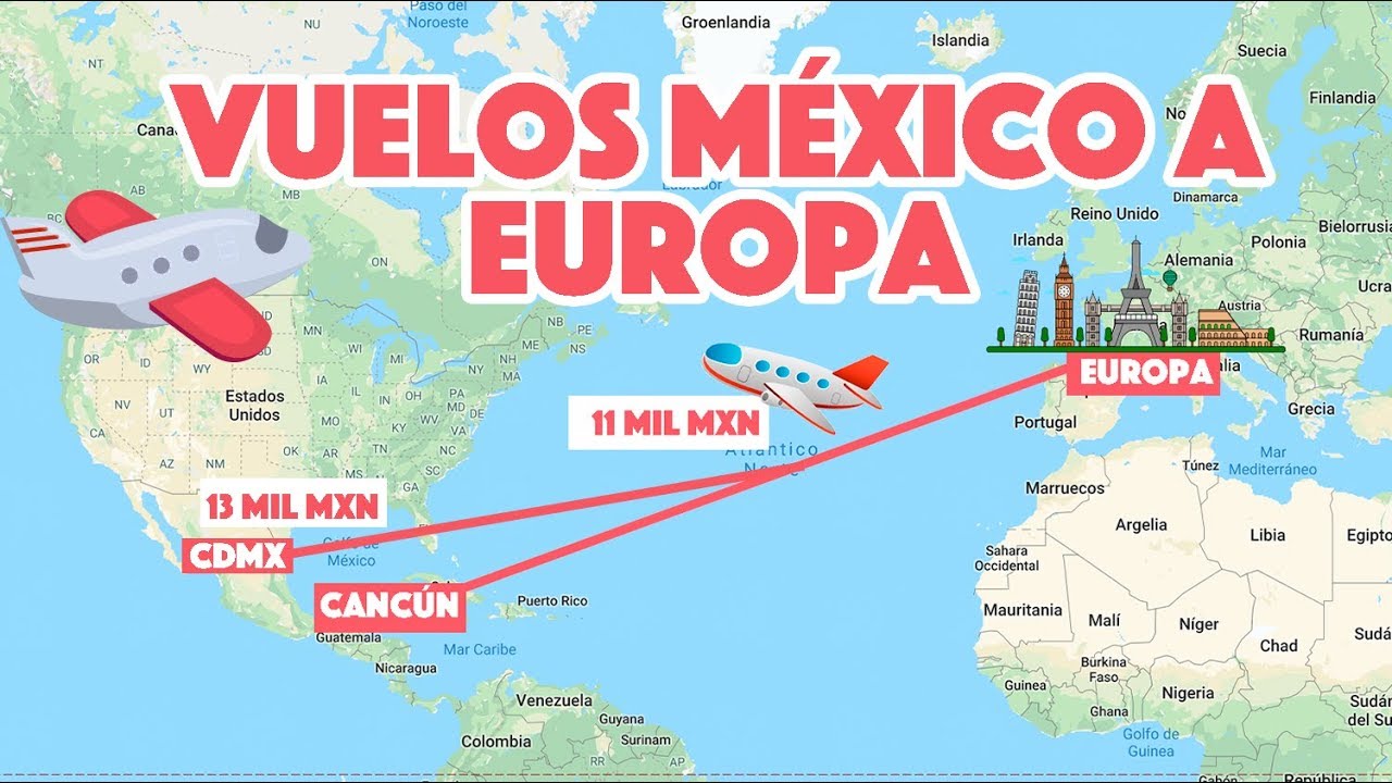 textura Norma profundo Cuánto cuesta volar de México a Europa? - YouTube
