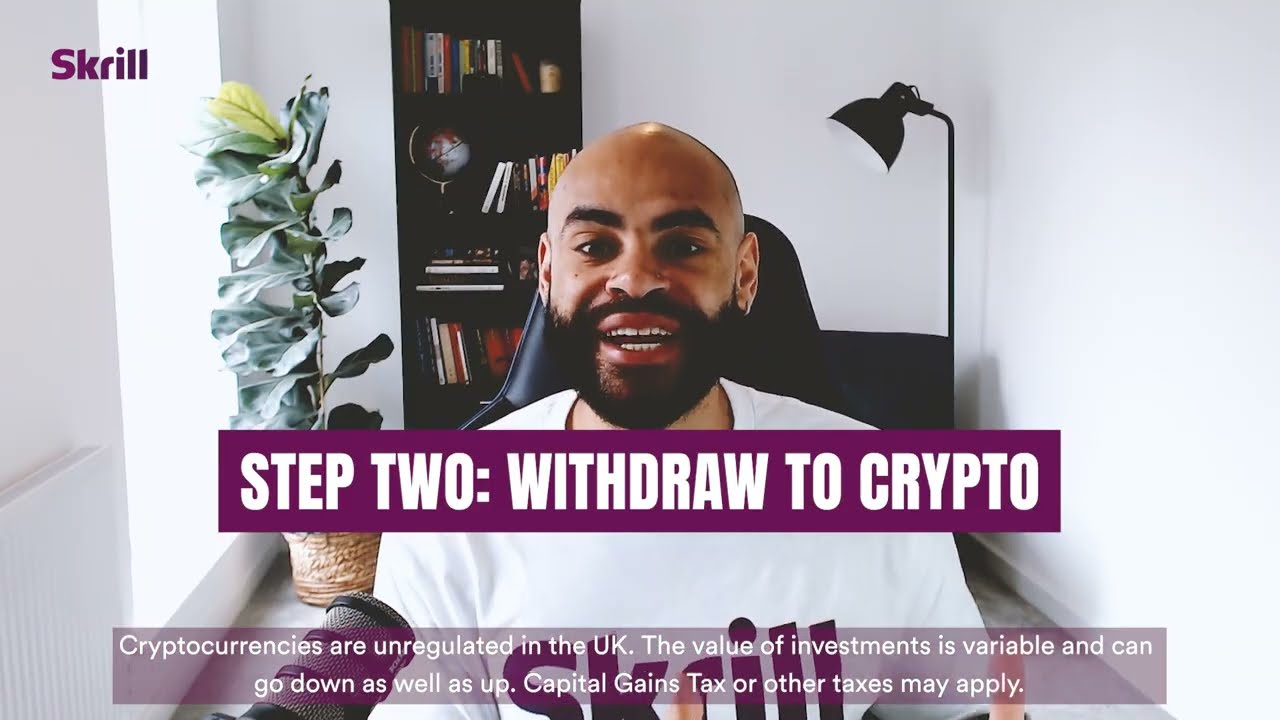 How to withdraw to a cryptocurrency wallet address with Skrill - YouTube