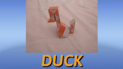 || How to make Duck with Snake Cube || Cubical Art