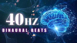 40Hz Binaural Beats, Optimize Brain information Retention, Support Memory and Maintain Concentration