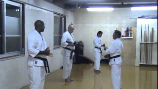 Uechi Sensei teaching Hamahiga no Tonfa in 2009