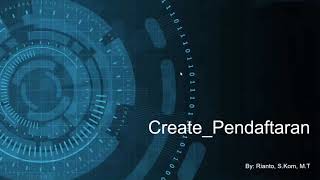 Membuat Form Pendaftaran CodeIgniter