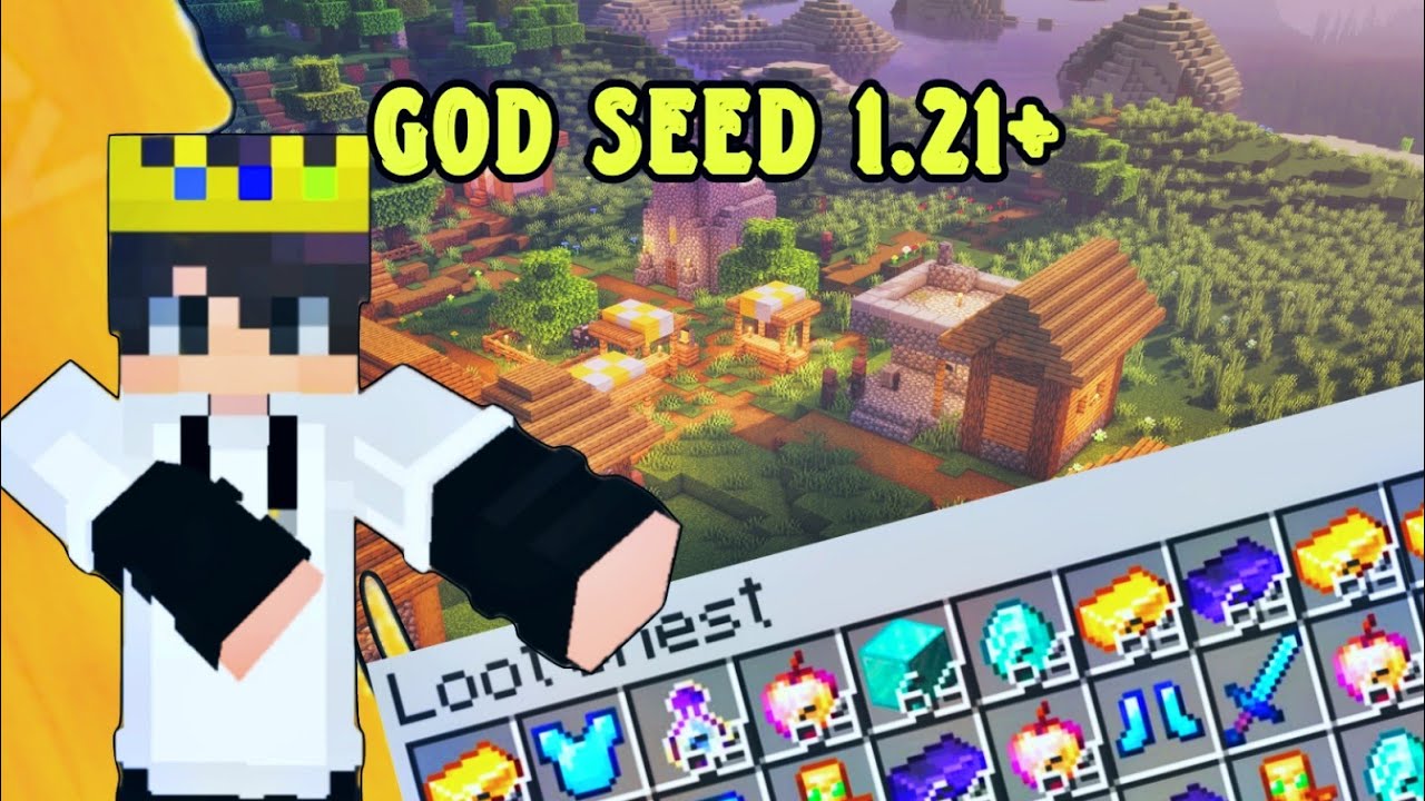This Seed Has 5 Blacksmith At spawn ||minecraft 🔥||minecraft1.21+ seed ...