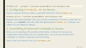 Deploying Postgres on Heroku