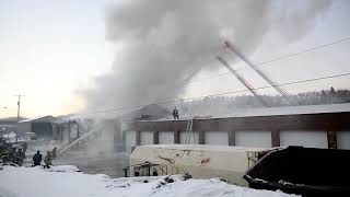 McKEESPORT PA / Commercial Fire VID Fire Knocked Down