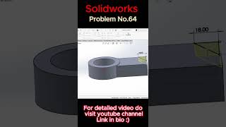 SolidWorks Beginner Practice Problem -  64