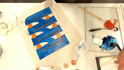 Printing the Collagraph; part 1