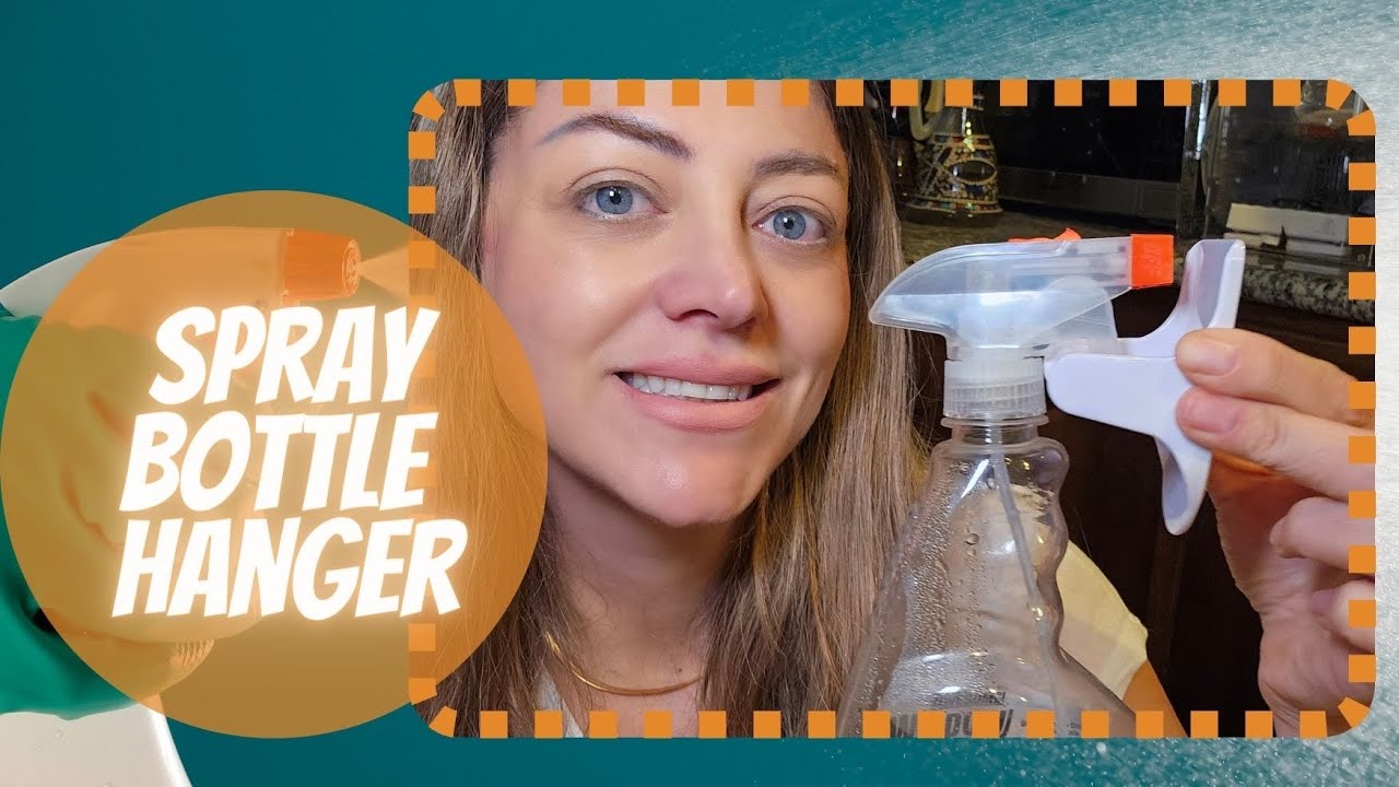 Taiyin 8 Pcs Wall Mount Spray Bottle Hooks Holder