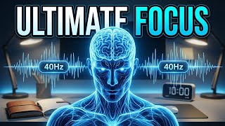 Three-Hour Deep Work Session | 40Hz Gamma Waves Without Interruption