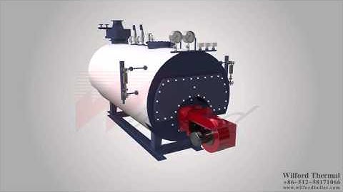 3D VIDEO How to produce WNS Oil Gas Steam Boiler