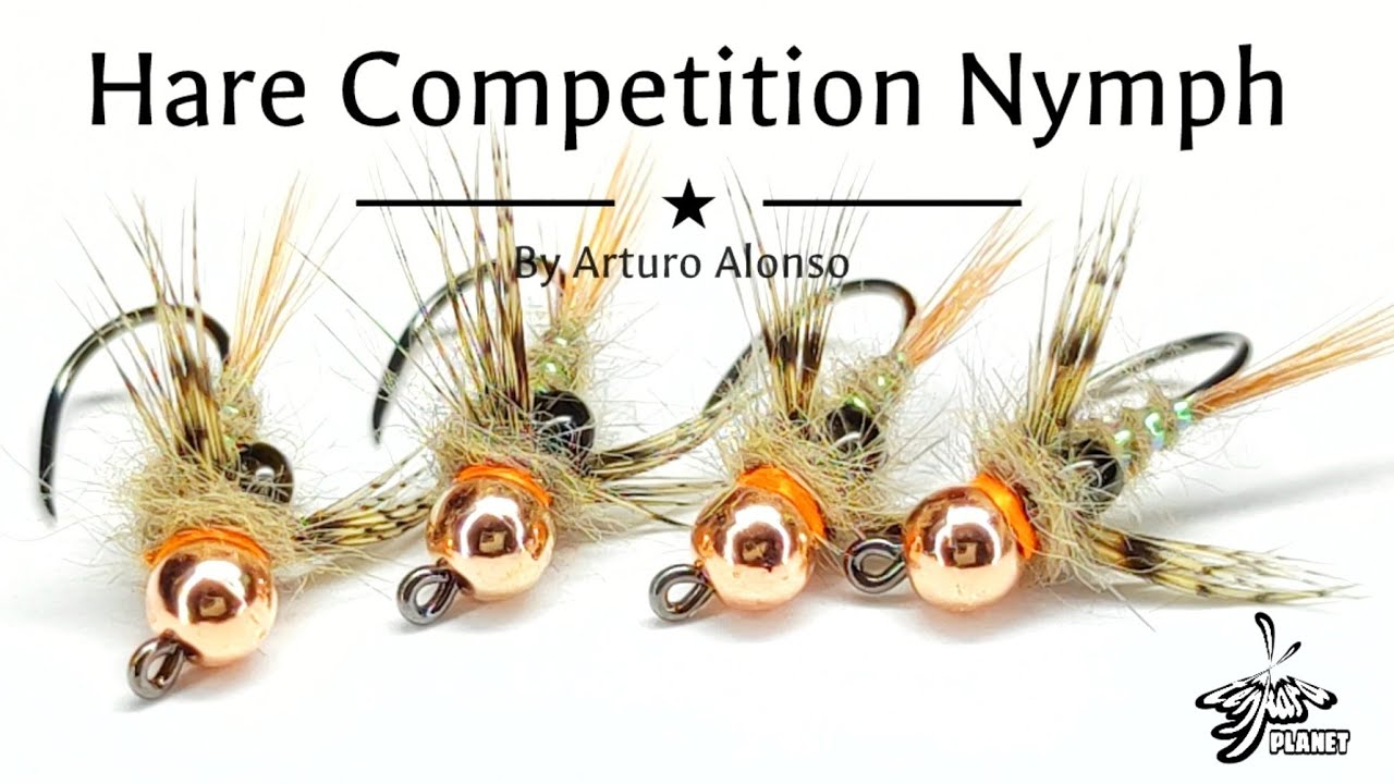 Montaje Ninfa Pelo de Liebre de Competition. Hare Hair Nymph.