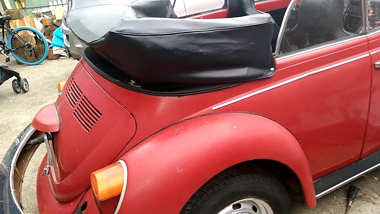 75 VW fuel injection bug convertible YouTube