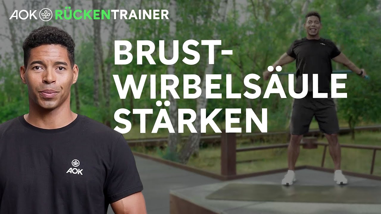 Stärkung der Brustwirbelsäule: Kräftigungsübungen | AOK-Rückentrainer - Episode 8