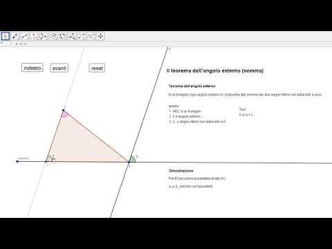 Video: Qual è la formula del teorema dell'angolo esterno?