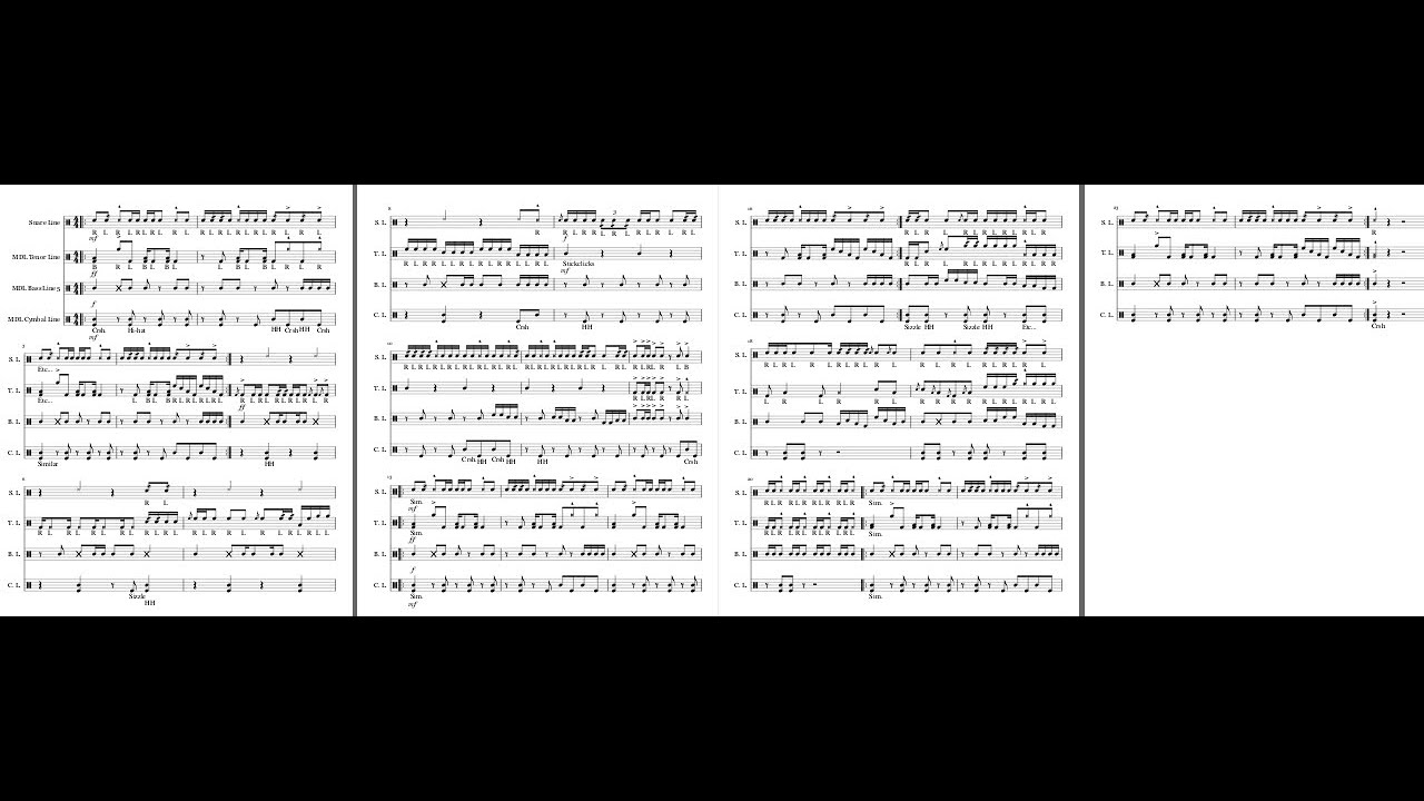 Spotlight drumline groove YouTube