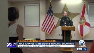 FDLE to investigate deputy-involved shootings