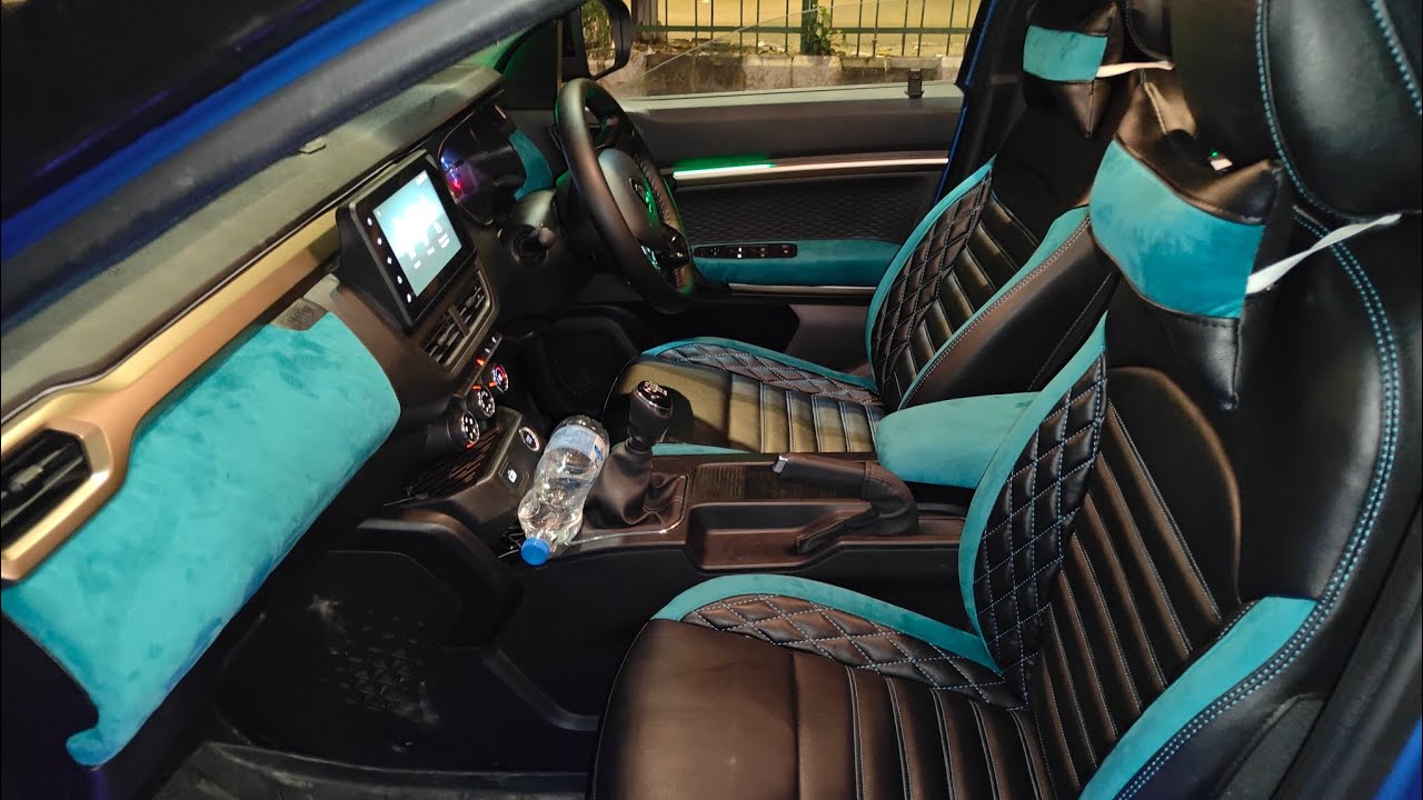 kiger 💯🤟best seat cover and interior modified 🤟👌kiger modified kiger