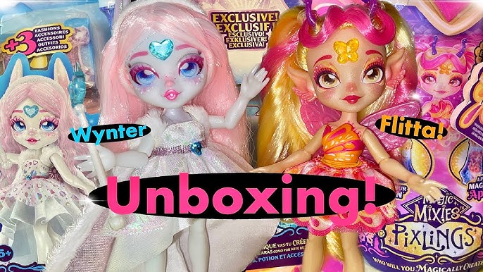  INCREDITOYZ Magic Mixies Pixlings Deerlee The Deer 6.5 Pixling  Doll Bundled Gift Set : Toys & Games