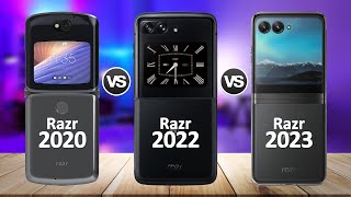 Moto Razr 2023 VS Moto Razr 2022 VS Moto Razr 2020 Resimi