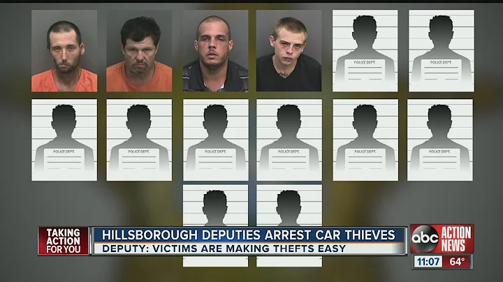 Hillsborough deputies arrest car thieves