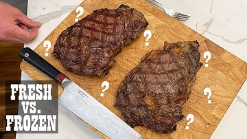 Steak Experiments - Fresh vs Frozen Steaks