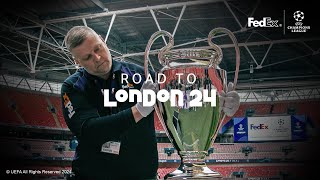 Claude Makélélé helps to deliver the UCL trophy to Wembley 🏟️ | Road to the Final 🏆