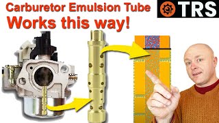 Carburetor Emulsion Tube Explained  - How it works - What they do?