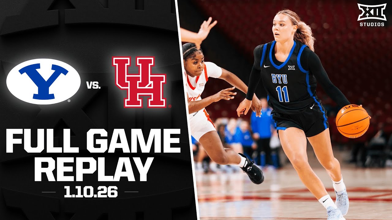 BYU vs. Houston Full Game Replay (1.10.26) | 2025-26 Big 12 Women's Basketball