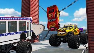 ANGRY MONSTER ZOMBIE VS POOR LIGHTNING MCQUEEN