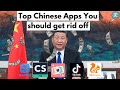 Top alternatives to chinese apps  data theft from china boycottmadeinchina