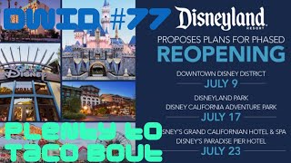 Daily what it do #77 // disneyland and disney's california adventure
reopening details info