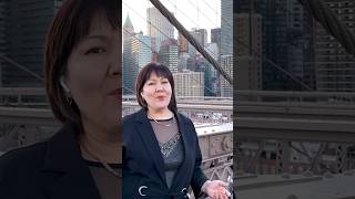 Красивый Нью Йорк и чудесная английская песня Гульмира Бекенова Brooklyn Bridge, Woman in love