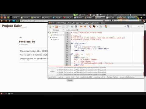 Project Euler: Problem 36