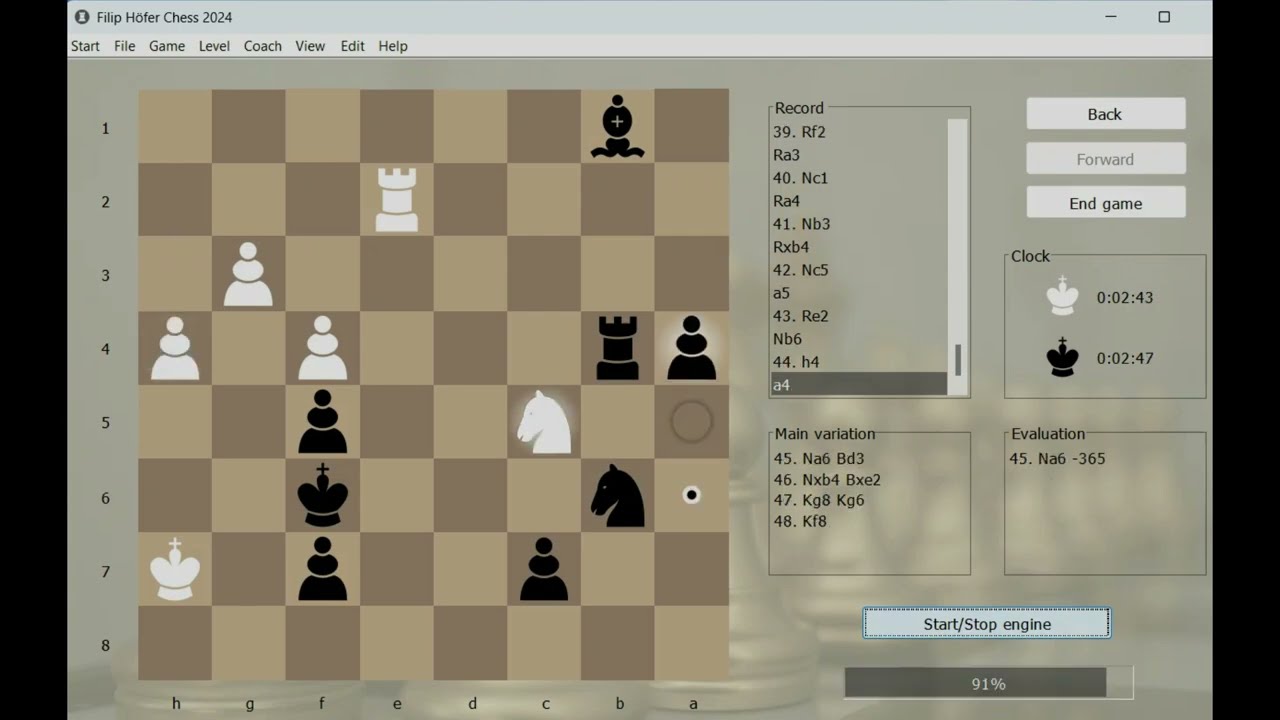 1 184/ WE LEARN FROM MISTAKES. CHESS GAME: VICEMASTER-EXPERT. 