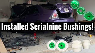 Serialnine's IS300 Subframe and Diff Bushings!