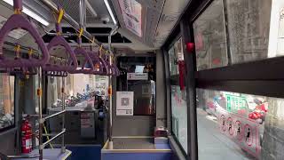 澳巴中通混合動力增程車E1194@6A愕斜巷/山頂醫院報站