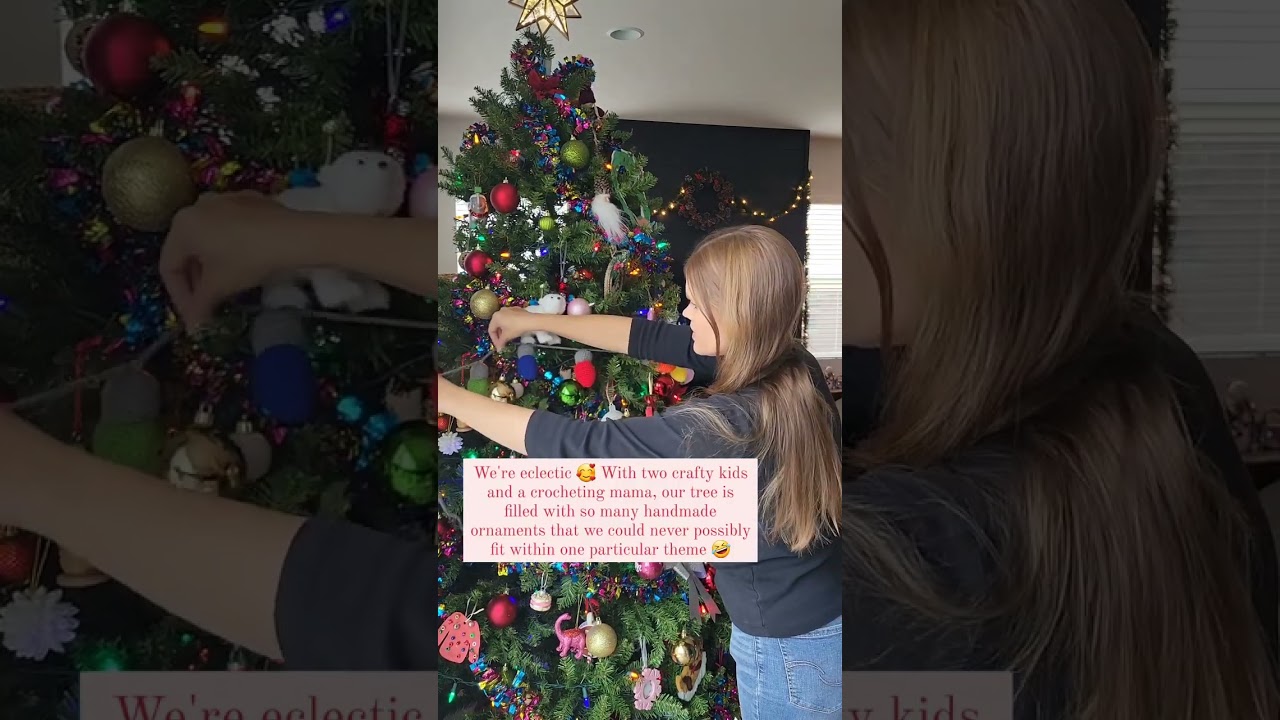 Eclectic Christmas Tree: Handmade Holiday Decor 