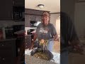Mrs. Netta is cooking Charles lunch is ready !!!