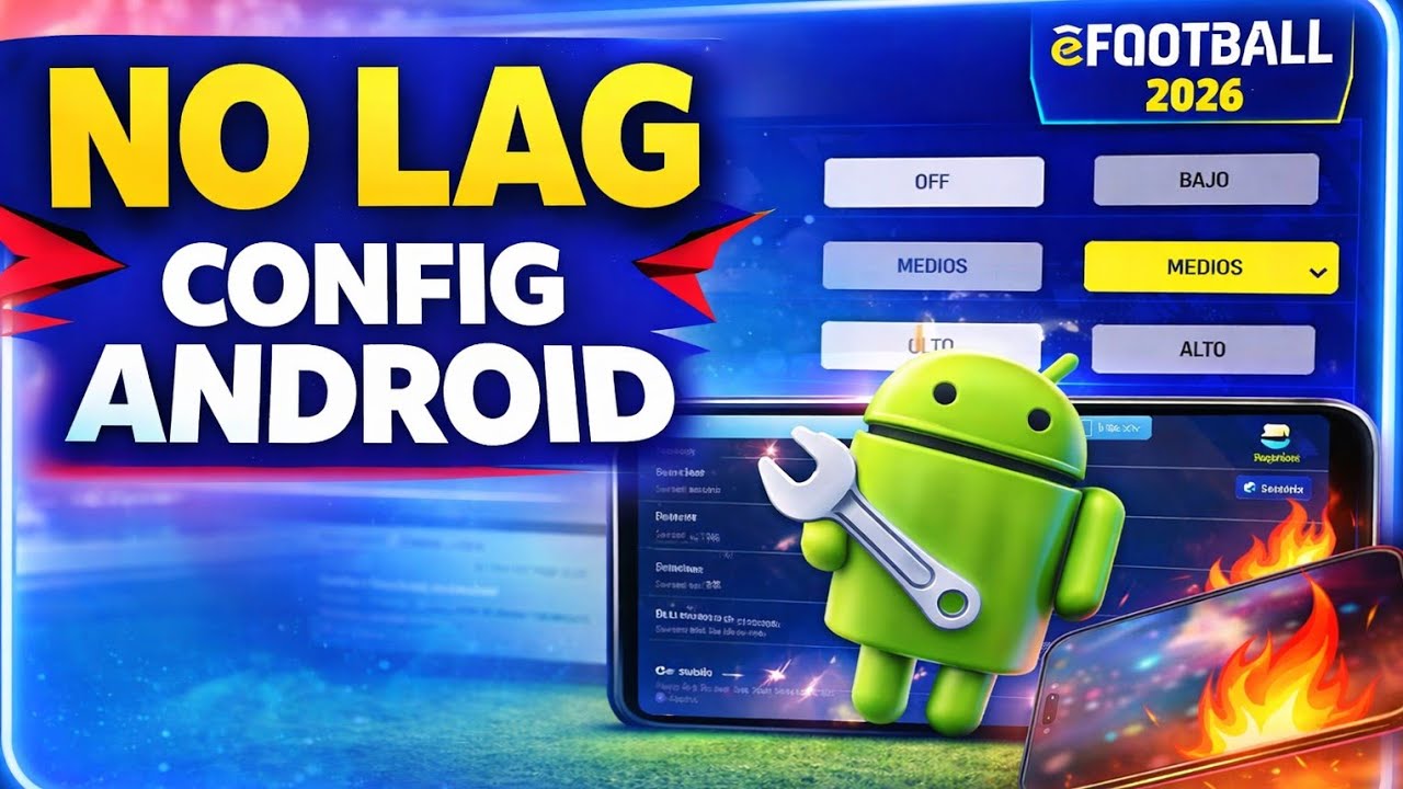 🔥 eFootball 2026 Android | CONFIGURACIÓN SIN LAG + Mejores Ajustes