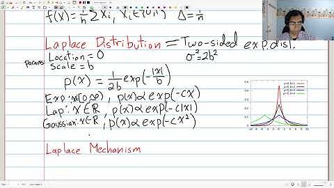 Lecture 4A: Intro to Differential Privacy, Part 2 - The Laplace Mechanism