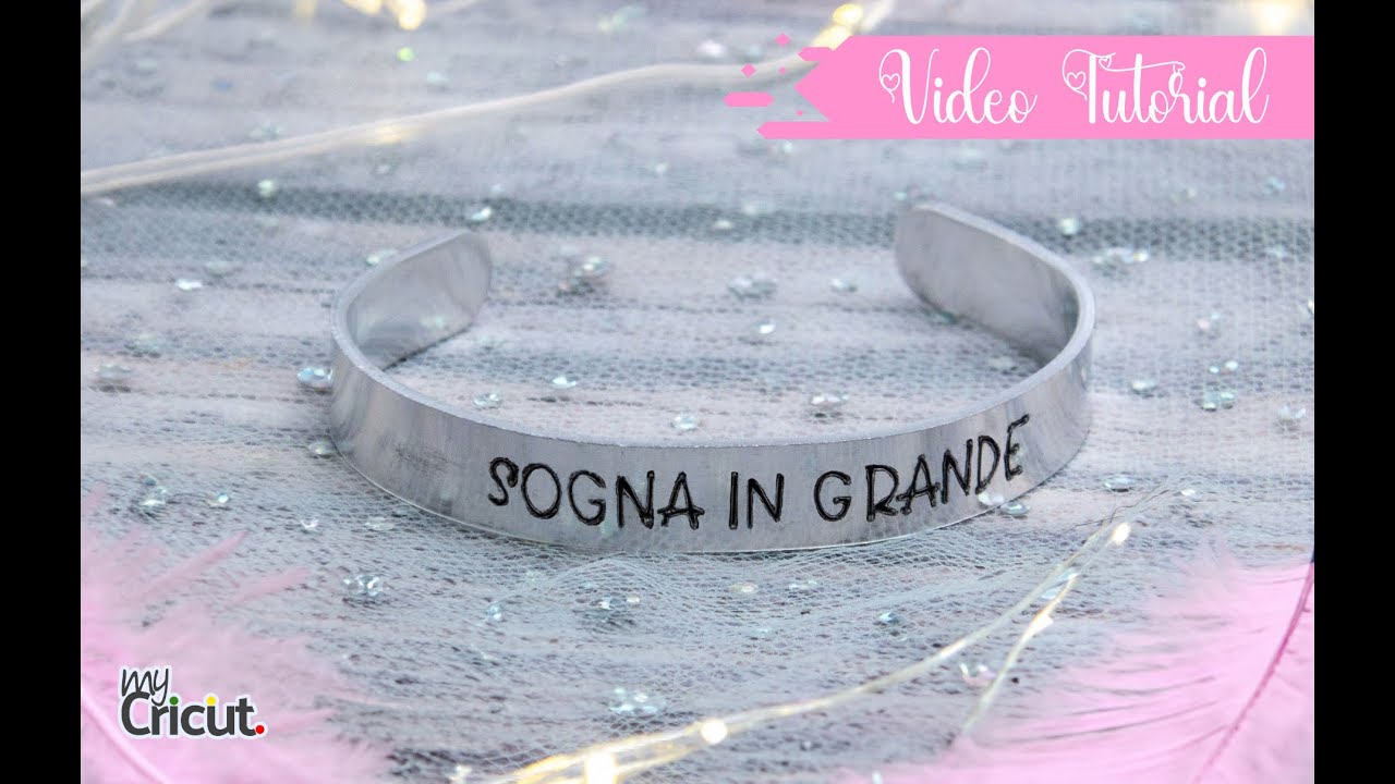 Incidere bracciali con Cricut Maker (alluminio, acciaio, rame