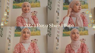 RAYA 2023 - 5 updated shawl tutorials