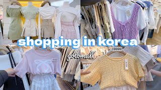 shopping in korea vlog  colorful spring fashion haul  gotomall underground shopping center