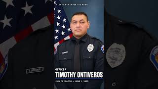 Fallen Officer’s Final Honor Walk 💔 #HonorWalk #OrganDonation #respect
