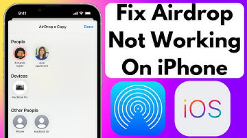 How To Fix Airdrop Not Working On iPhone or iPad | Airdrop iPhone Not Working After Update