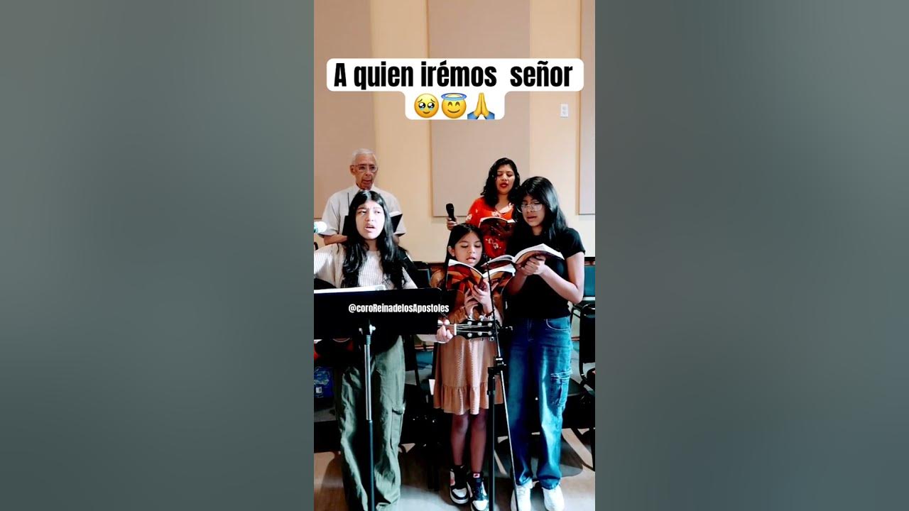 A quién iremos señor 😇💖🙏#cantoscatolicos #cantosliturgicos #coroReinadelosApostoles #shortvideo