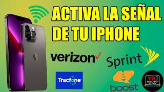 Activate SIM card signal 📲 American iPhone Verizon, Tracfone, Sprint, Dish Boost 👉 #iphone #rsim